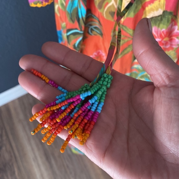 FARM Rio Ombre Forest Ruffle Tunic Dress - Picture 3 of 6